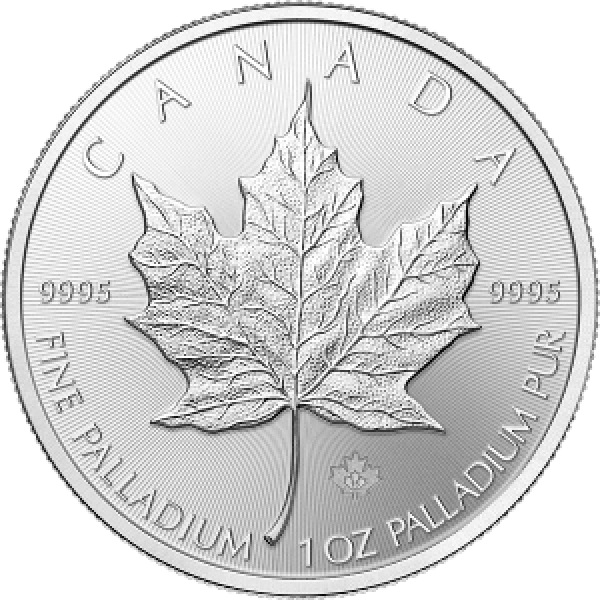 1oz Canadian Palladium Maple Leaf Coin