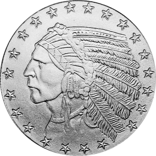 1oz Highland Mint Silver Round