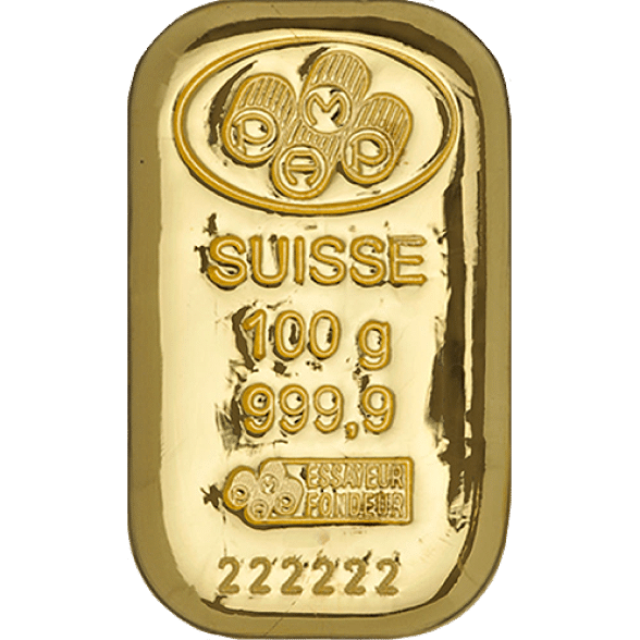 Pamp Suisse 100gm Gold Bar