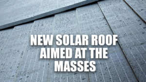 new cheaper better solar roof will increase the demand for silver.