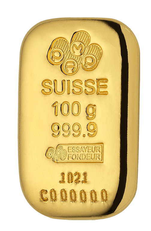 pamp suisse 100gm gold bar